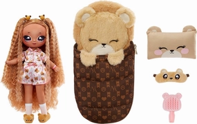 MGA Entertainment Teens Slumber Party Soft Fabric Fashion Doll Playset Lara Vonn 11", Brunette Hair, Teddy Bear Inspired Pajamas & Accessories, Gift for Kids, Toy for Girls & Boys Ages 5 6 7 8  Years
