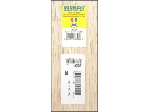 Midwest Products Balsawood Sheet, 1/8 x 3 x 36-in., Quantity 10