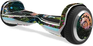MightySkins Carbon Fiber Skin for Razor Hovertrax 1.5 Hover Board - Psychedelic Vacation | Protective, Durable Textured Carbon Fiber Finish | Easy to Apply, Remove, and Change Styles | Made in The USA