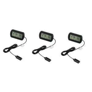 Milisten LCD Digital Thermometer Hygrometer Monitor with Sensor for Egg Hatching and Pets Display Material Easy Fixation Accurate Readings
