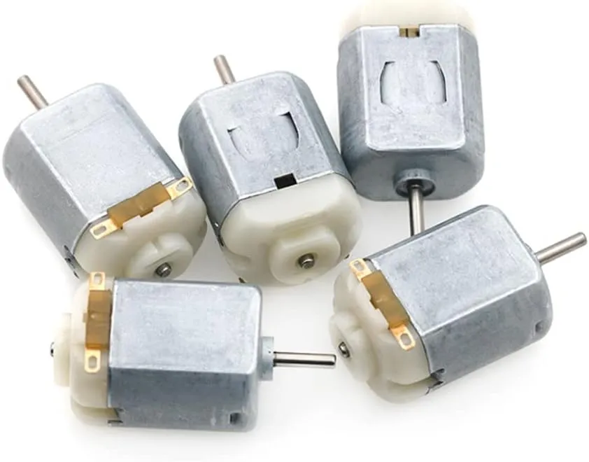 Mini Electronic Starter 5pcs 3V 0.2A 12000RPM 65Gcm Mini Micro DC Electronic Starter for DIY Hobbies Smart Car Electronic Starter Motors