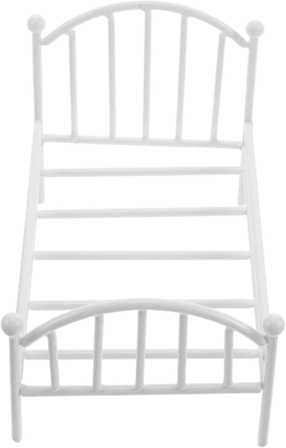 Mini Iron Bed Flower Pot Stand Cute Dollhouse Accessory for Boys and Girls Space-Saving Design Sturdy Iron Construction Artistic Craftsmanship for Room Decor for Dollhouse Scenery
