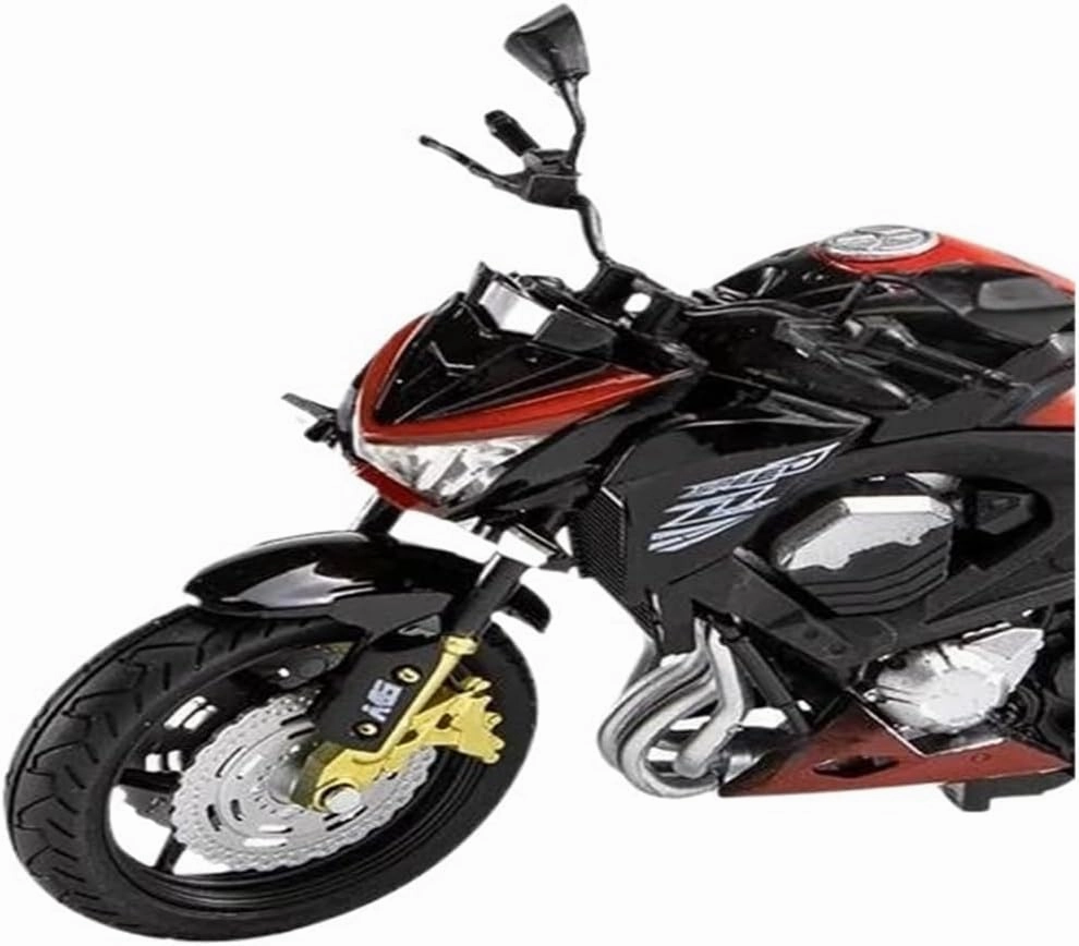 Mini Simulation Motorcycle Toys 1:12 for Kawasaki Z800 Alloy Die-Casting Motorcycle Model Toy Car Series Adult for Boys(Red)