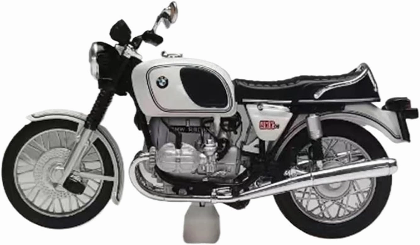 Mini Simulation Motorcycle Toys 1/18 for BMW Model Car BMW R90 Motorcycle Alloy Car Model Collection Display Adult for Boys