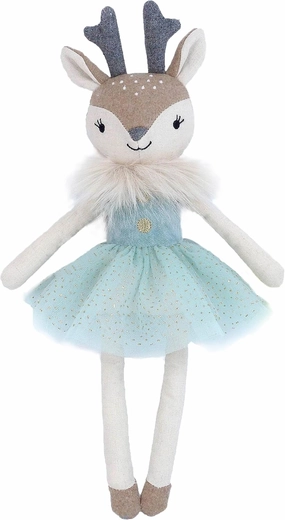 MON AMI Minta The Fawn Stuffed Animal Doll – 13”, Reindeer Plush Toys, Use as Toy/Nursery Room Décor for Kids of All Ages