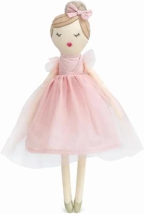 MON AMI Valentina Stuffed Doll – 15”, Soft & Elegant Stuffed Plush Doll for Little Girls, Use as Toy or Room Decor, for Kids of All Ages