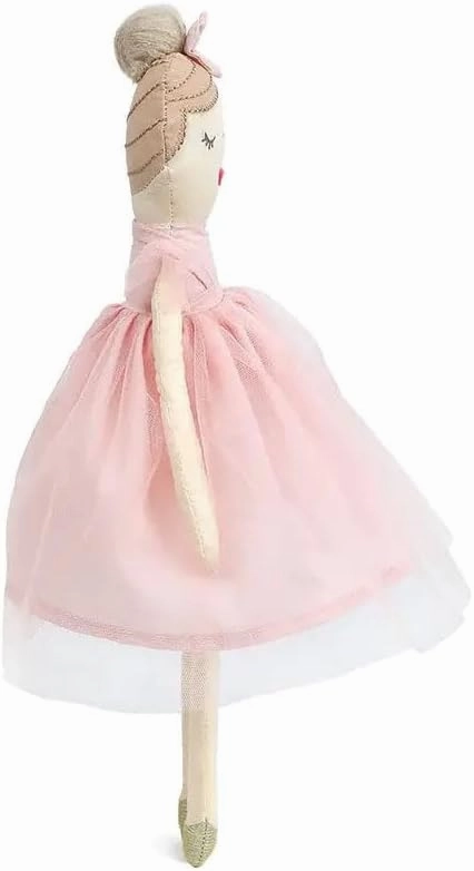 MON AMI Valentina Stuffed Doll – 15”, Soft & Elegant Stuffed Plush Doll for Little Girls, Use as Toy or Room Decor, for Kids of All Ages
