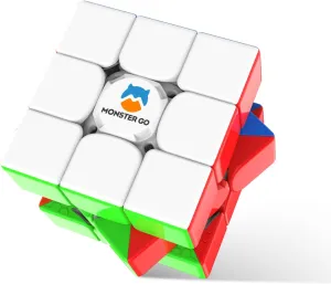 Monster Go 3Ai, 3x3 Speed Cube MG356 Smart Cube Intelligent Tracking Timing Movements Steps with CubeStation App(Standard Package)