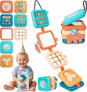 Montessori Toys Busy Board for 2 Year Old, Car Airplane Travel ActivitiesToys for Toddler 2-3, Birthday for Boys Girls 2-3