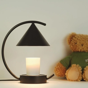 Moonlit TouchOn Candle Warmer Lamp w/ Dimmer,Standout Minimalist Beauty,Birthday Gifts for Women Mom Friend Sister,Japanese Luxury Housewarming For New Home/Office,Vintage Wax Warmer For Jar Candles