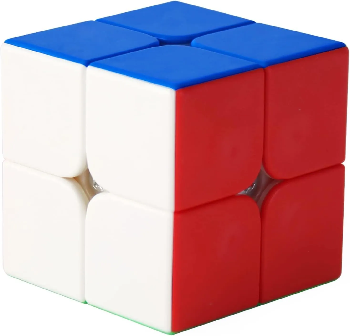 Moyu 𝐌𝐨𝐲𝐮 RS2M Evolution 48 Magnets 2x2 Magnetic Speed Cube Adjusted Tension 2 by 2 Speed Cube with Concave Ball Structure Design Stickerless Mini Cube Puzzle Toy