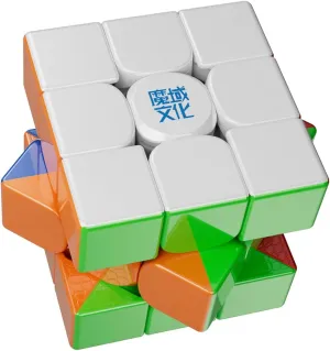 MOYU WRM v10 3x3 Magnetic Master Cube, Stickerless Puzzle Cube of 2024, moyu WeiLong WR M V10 Magnetic Version Racing Speed 3x3 Cube， Cost Effective UV Coating(Magnetic Magic Cloth Version)