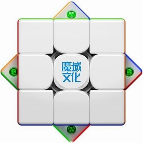Moyu WEILONG V11 2025 Speed Cube 3x3 Stickerless Puzzle Cube Professional Magnetic Master Cube(Magnetic Version)