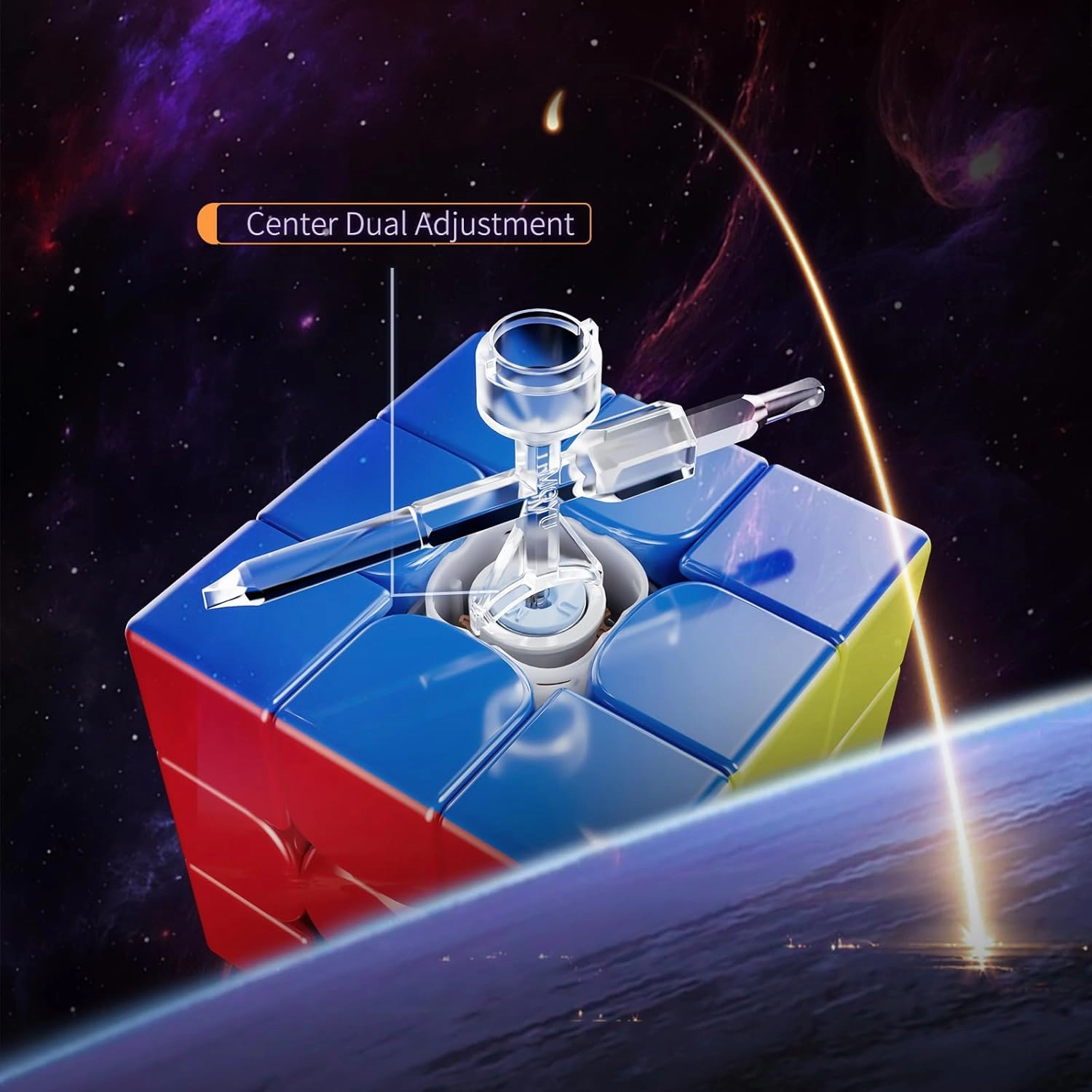 Moyu Weilong WRM V10 2024 Magnetic Speed Cube 3x3 Stickerless Puzzle Cube Professional Magnetic Master Cube (Magnetic UV Coated Version)