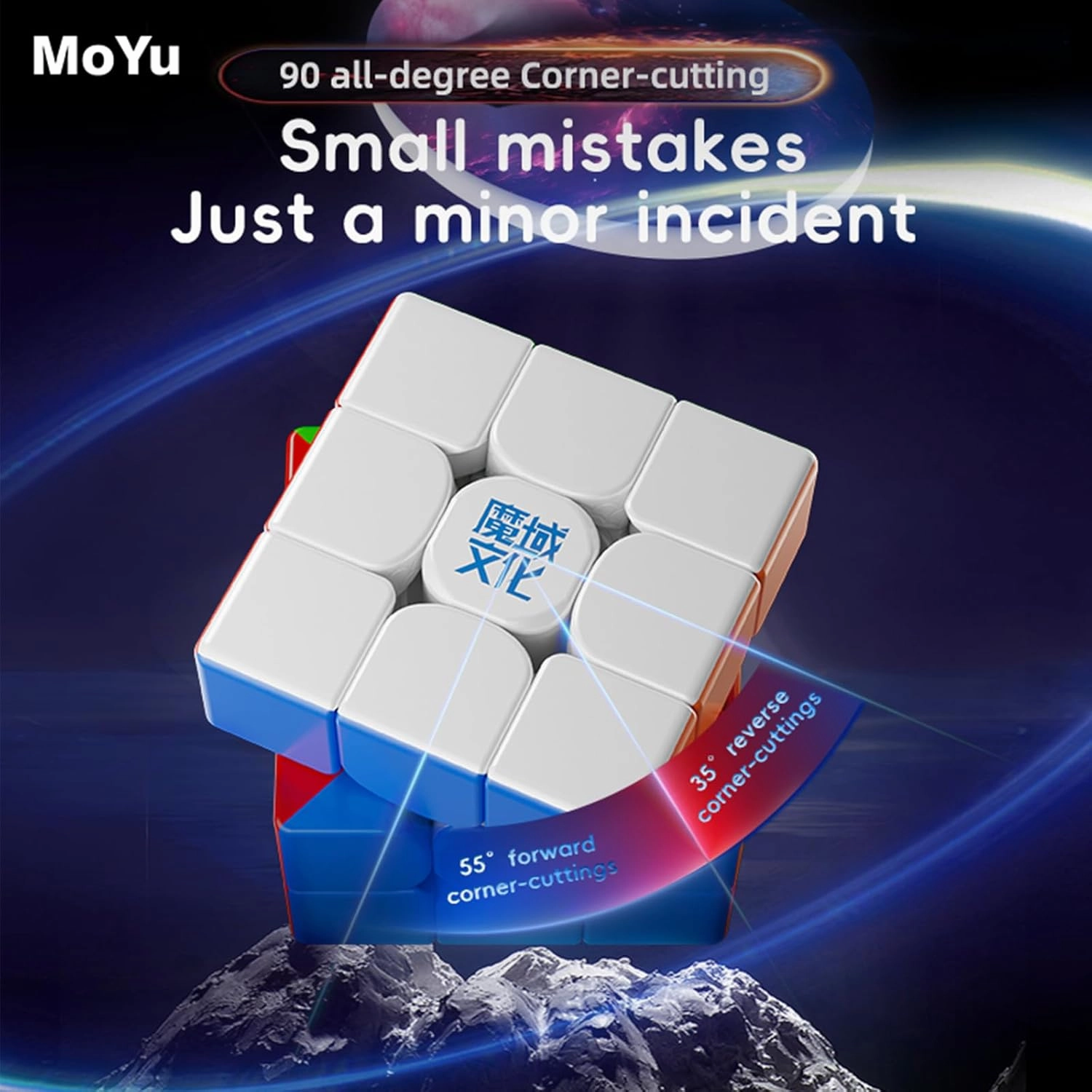 Moyu Weilong WRM V9 2023 MagLev Speed Cube 3x3 Stickerless Puzzle Cube Professional MagLev Magnetic Master Cube (MagLev Version)