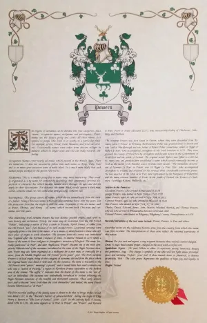 Mr Sweets Haas Coat of Arms, Crest & History 11x17 Print - Name Meaning, Genealogy, Family Tree Aid, Ancestry, Ancestors, Namesakes - Surname Origin: Austrian Austria
