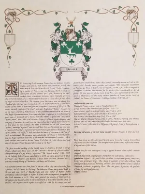 Mr Sweets Hawkins Coat of Arms, Crest & History 8.5x11 Print - Name Meaning, Genealogy, Family Tree Aid, Ancestry, Ancestors, Namesakes - Surname Origin: German Germany