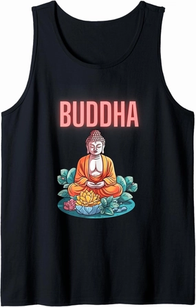 Neon Buddha Tank Top