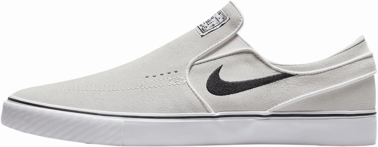 Nike SB Janoski  Slip Skate Shoes (FN5893-100, Summit White/Summit White/White/Black) Size 10