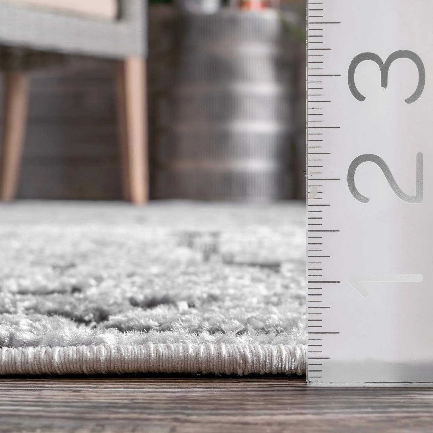 nuLOOM Jaycee Textured Stone Indoor/Outdoor Area Rug, 7x9, Grey