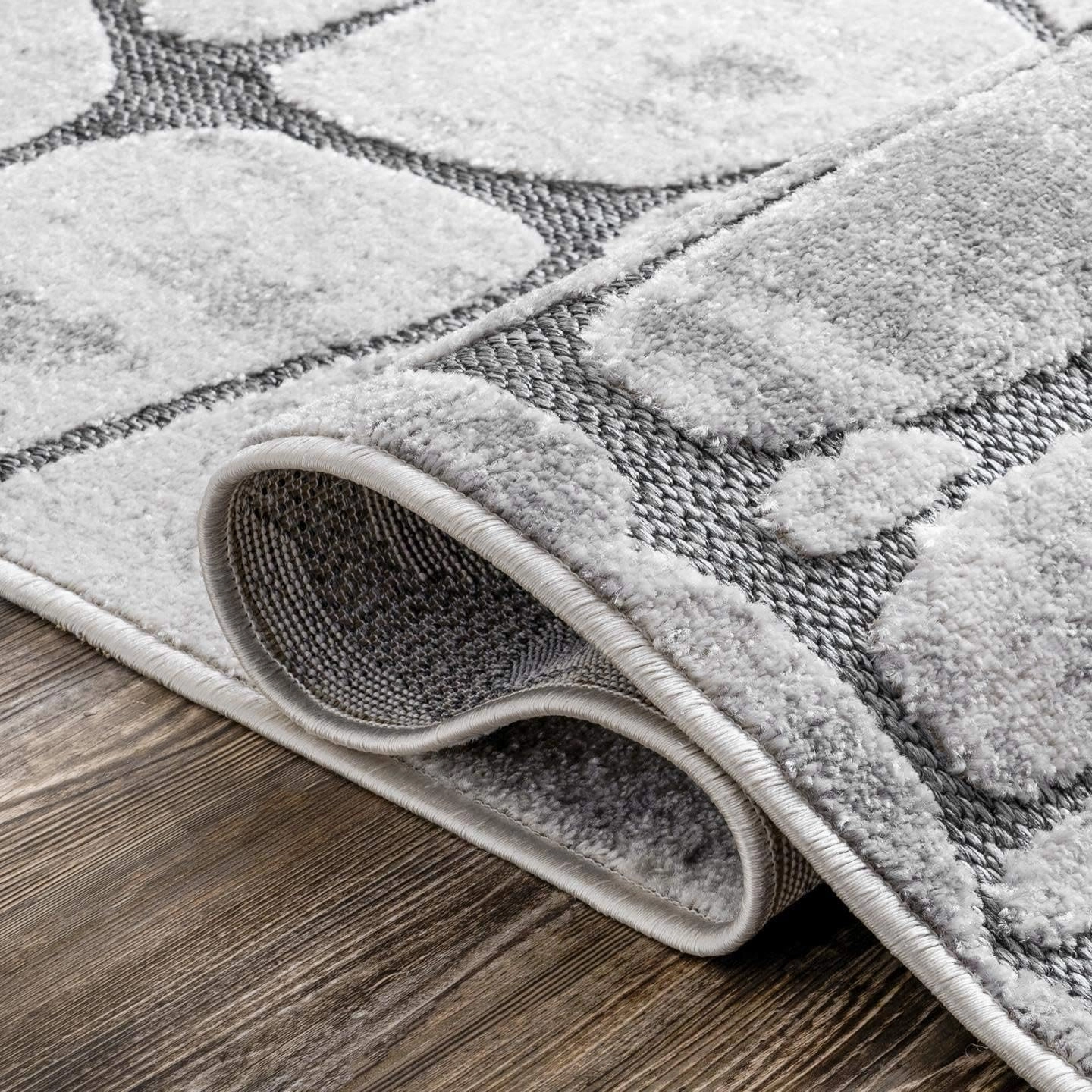 nuLOOM Jaycee Textured Stone Indoor/Outdoor Area Rug, 7x9, Grey