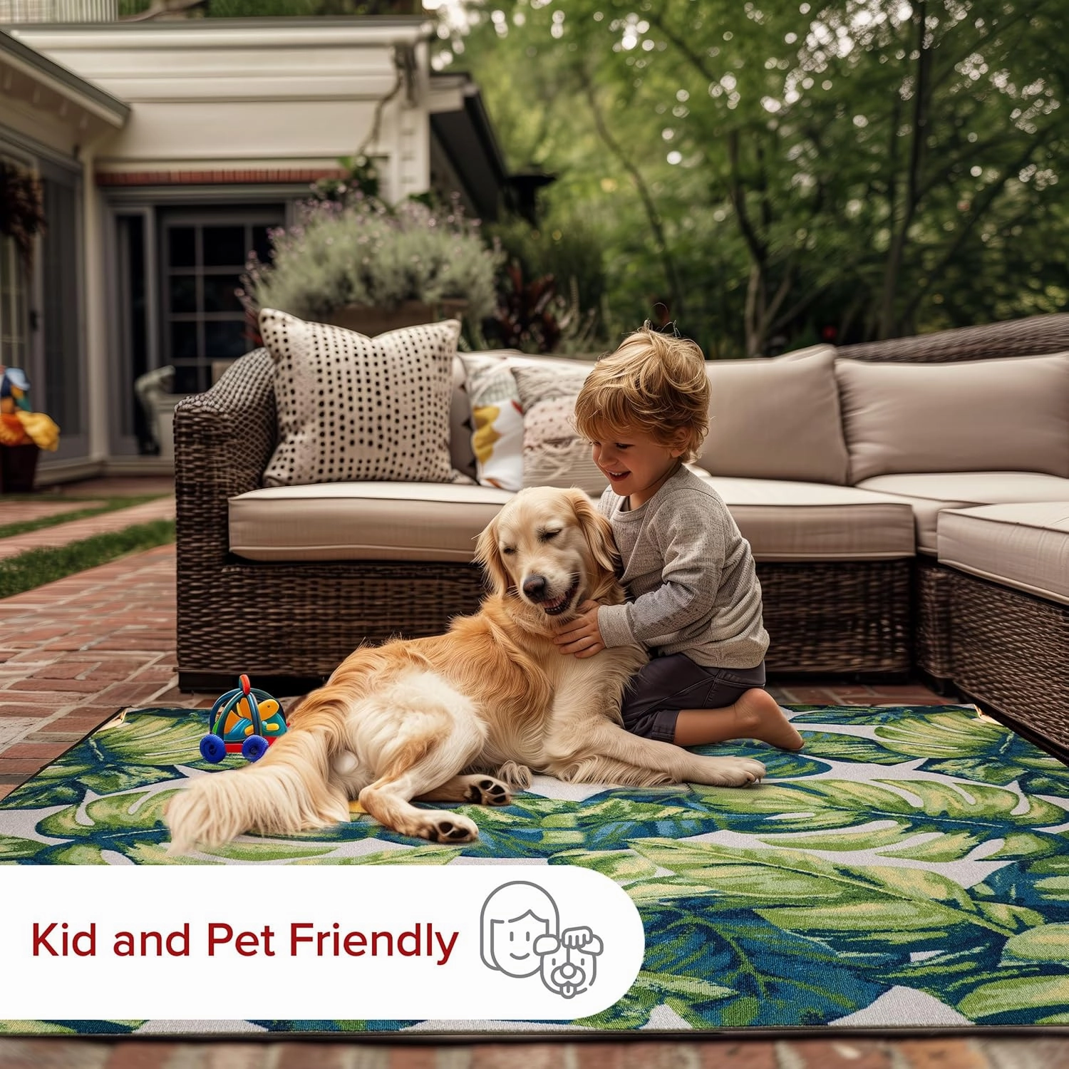 nuLOOM Lisa Floral Indoor/Outdoor Runner Rug, 2'7" x 6', Multi