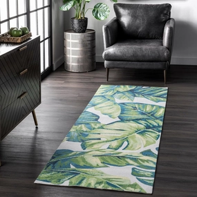 nuLOOM Lisa Floral Indoor/Outdoor Runner Rug, 2'7" x 6', Multi