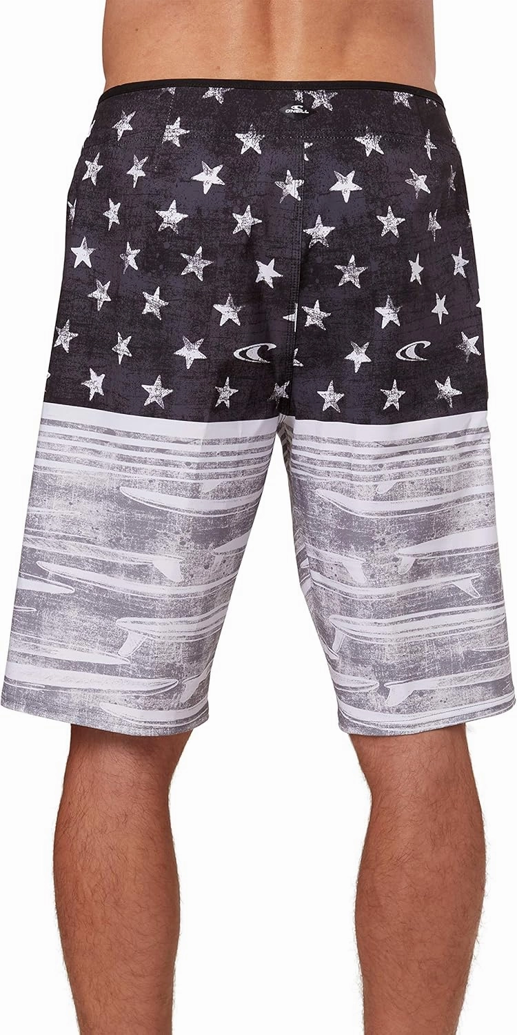 O'NEILL Men's Board Shorts 21 Inch Outseam GI Jack - Quick Dry Board Shorts Men's, Mens Board Shorts for Beach & Surfing