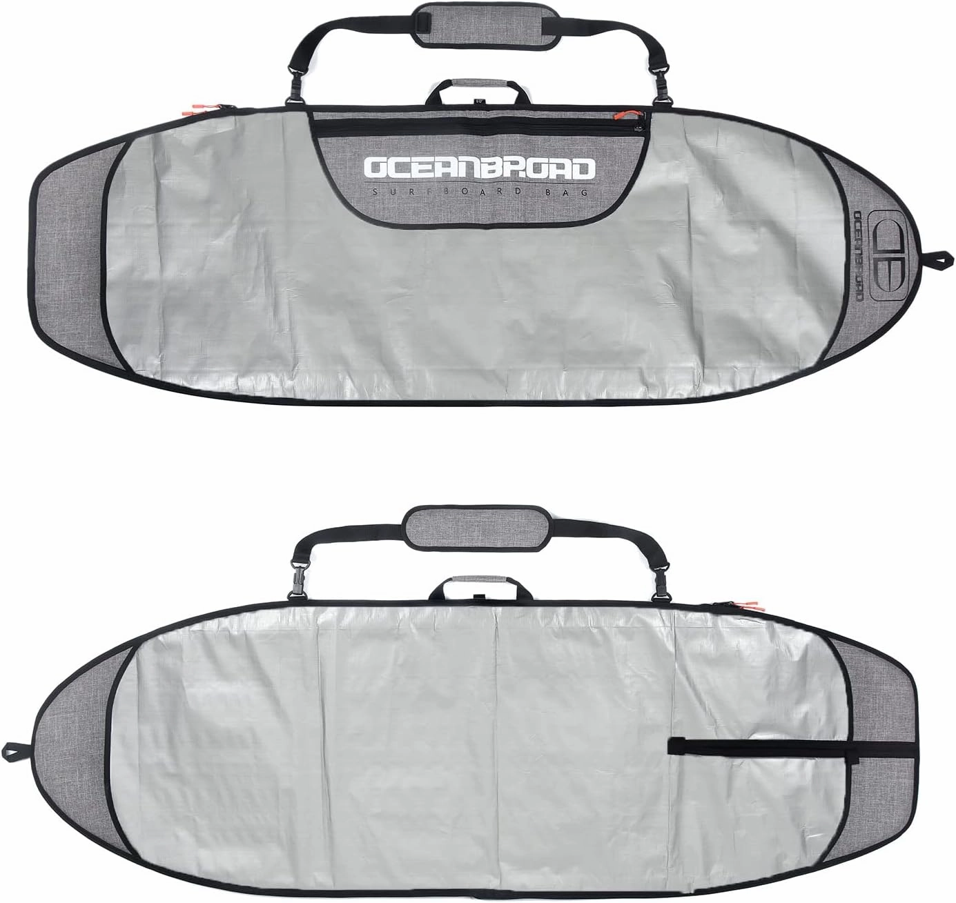 OCEANBROAD Surfboard Longboard Bag Day Bag Board Cover 5'0, 5'6, 6'0, 6'6, 7'0, 7'6, 8'0, 8'6, 9'0, 9'6, 10'0