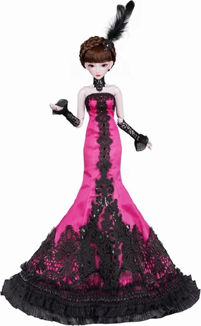 Official BDJ Fashion Doll Cartoon Figures with Height 18” &19 Movable Rotatable Joints Glamorous Outfits, Fabulous Accessories – Great Gift for Kids Ages 3 