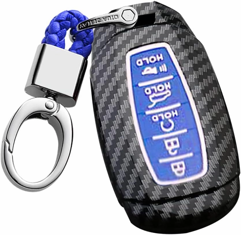 ontto Car Key Cover Case Key Fob Holder Protector Fit for Hyundai Palisade Kona Veloster i30 Ix35 Solaris Azera Grandeur Ig