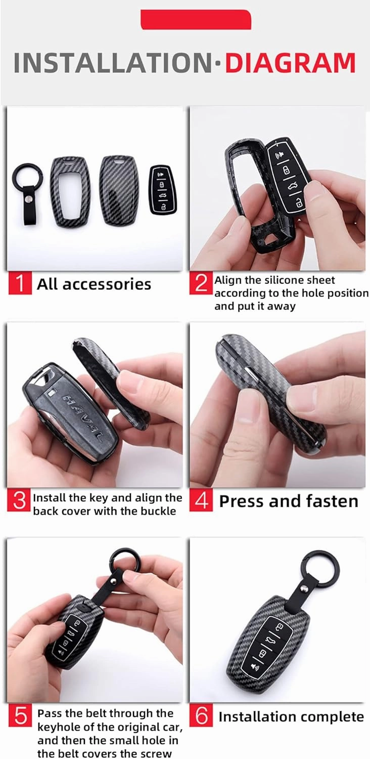 ontto Car Key Cover Case Key Fob Holder Protector Fit for Hyundai Palisade Kona Veloster i30 Ix35 Solaris Azera Grandeur Ig
