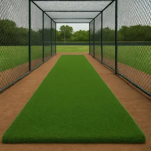 Ottomanson Artificial Turf Golf Hitting Mat 3' x 30' Indoor/Outdoor Waterproof Synthetic Fake Grass for Putting Practice Baseball Football Sports Gym Backyard, Custom Size 2' up to 30'