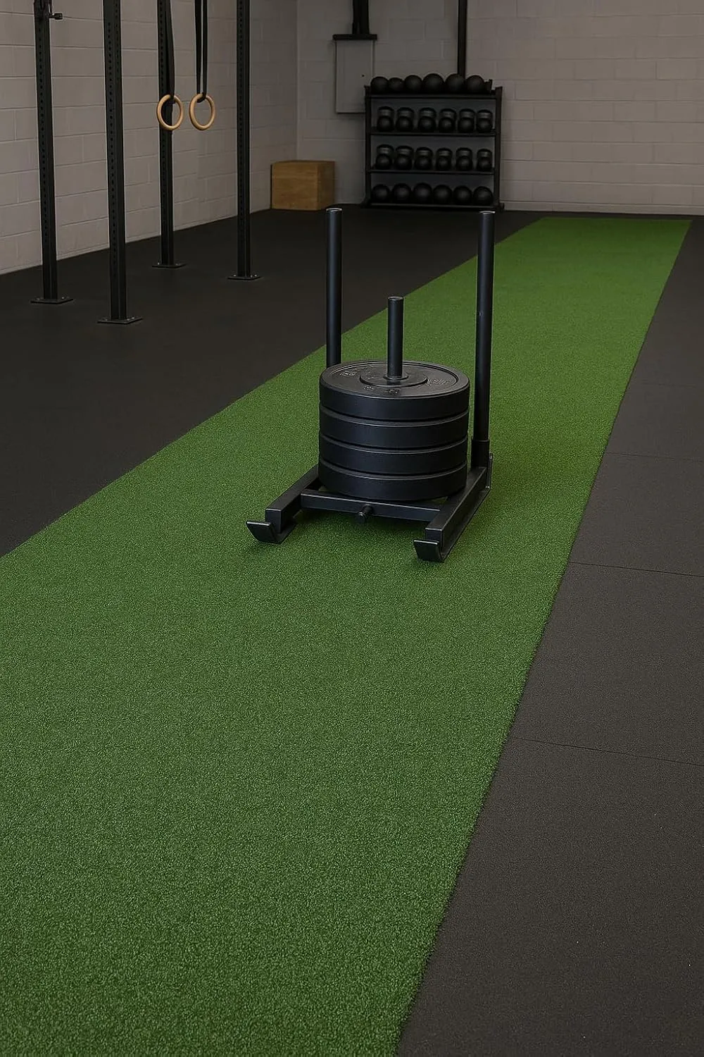 Ottomanson Artificial Turf Golf Hitting Mat 3' x 30' Indoor/Outdoor Waterproof Synthetic Fake Grass for Putting Practice Baseball Football Sports Gym Backyard, Custom Size 2' up to 30'