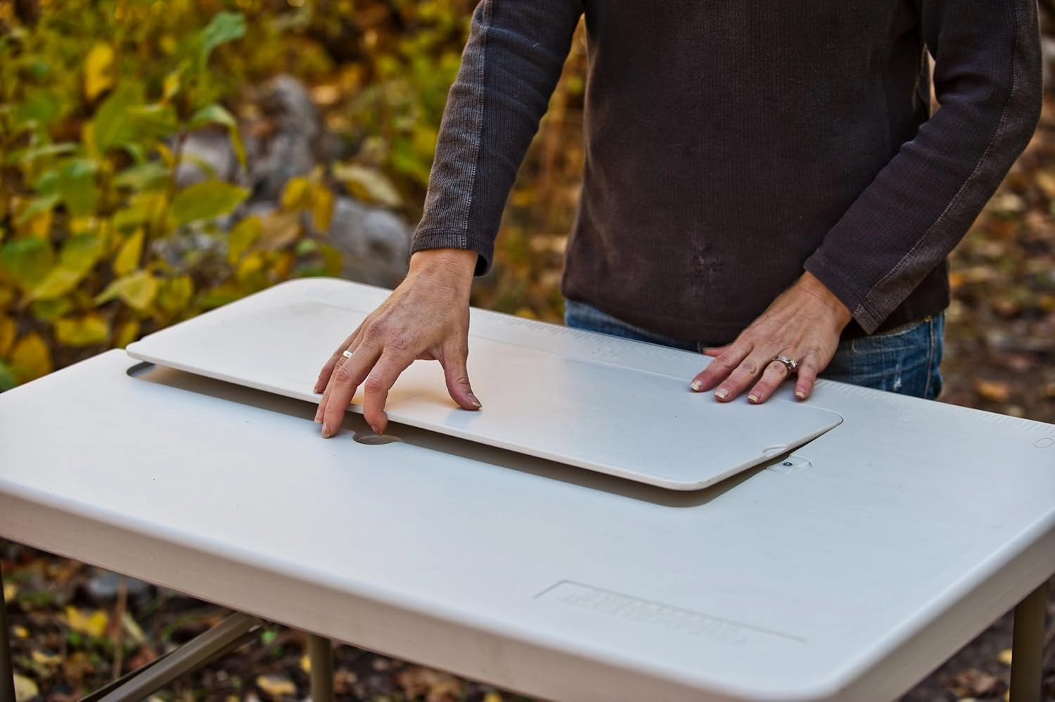 Outdoor Portable Processing Station (Gray, 32X36X23-Inch) *** Free Rod Rack with Purchase! Limited quanities Available
