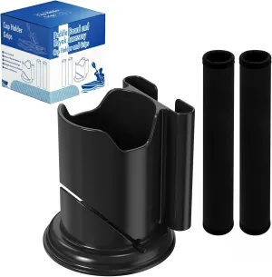 Paddle Board and Kayak Cup Holder, Paddle Grips, Paddle Board and Kayak Accessories Kit (Black)