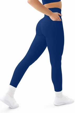 PAVOI ACTIVE Leggings with Pockets | Compressive High Waisted Butt Sculpting Women's Full Length Workout Pants | HiPerform