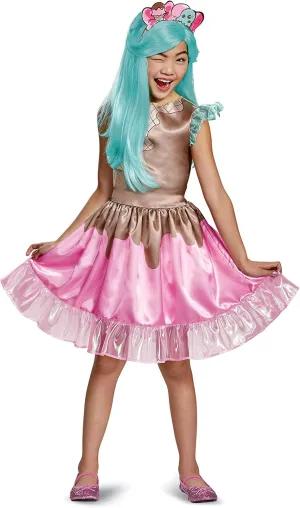 Peppa-Mint Classic Shoppies Costume, Pink/Brown, Medium (7-8)