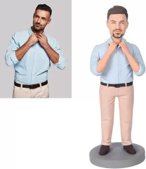 Personalized Custom Bobblehead Handmade to Look Like You | Unique Custom Action Figures & Bobbleheads Customized for Gifts, Weddings, Sports (Bobblehead-1)
