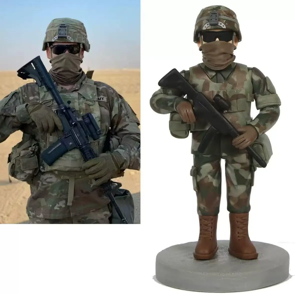 Personalized Custom Bobblehead Handmade to Look Like You | Unique Custom Action Figures & Bobbleheads Customized for Gifts, Weddings, Sports (Bobblehead-4)