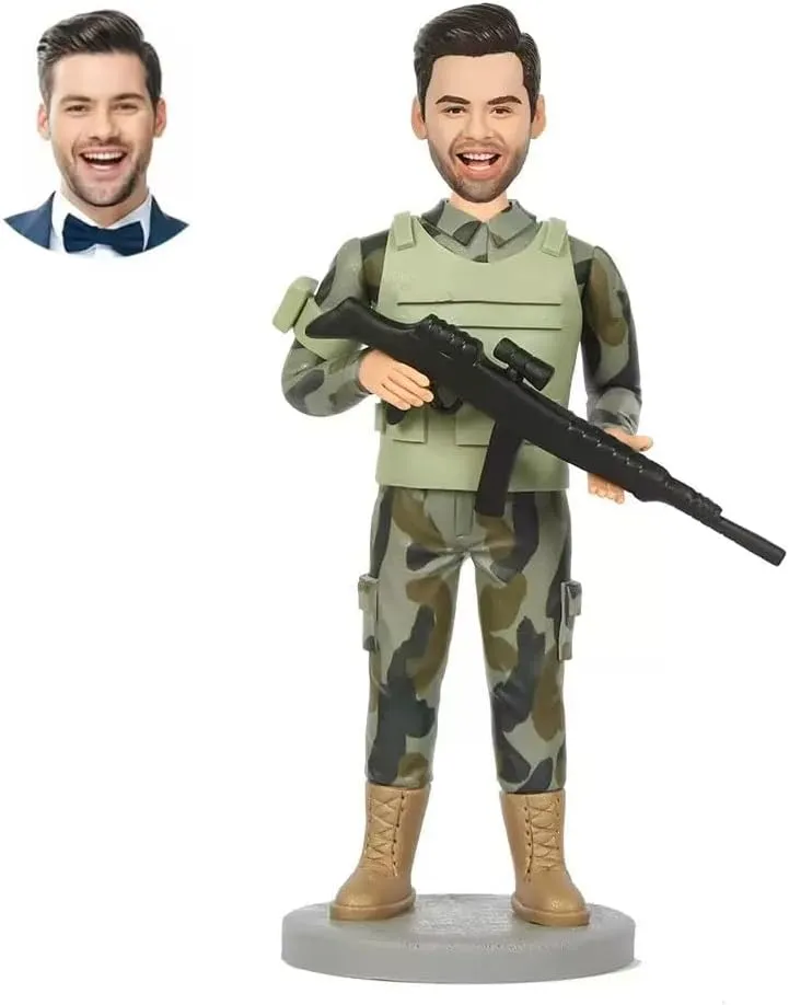 Personalized Custom Bobblehead Handmade to Look Like You | Unique Custom Action Figures & Bobbleheads Customized for Gifts, Weddings, Sports (Bobblehead-4)