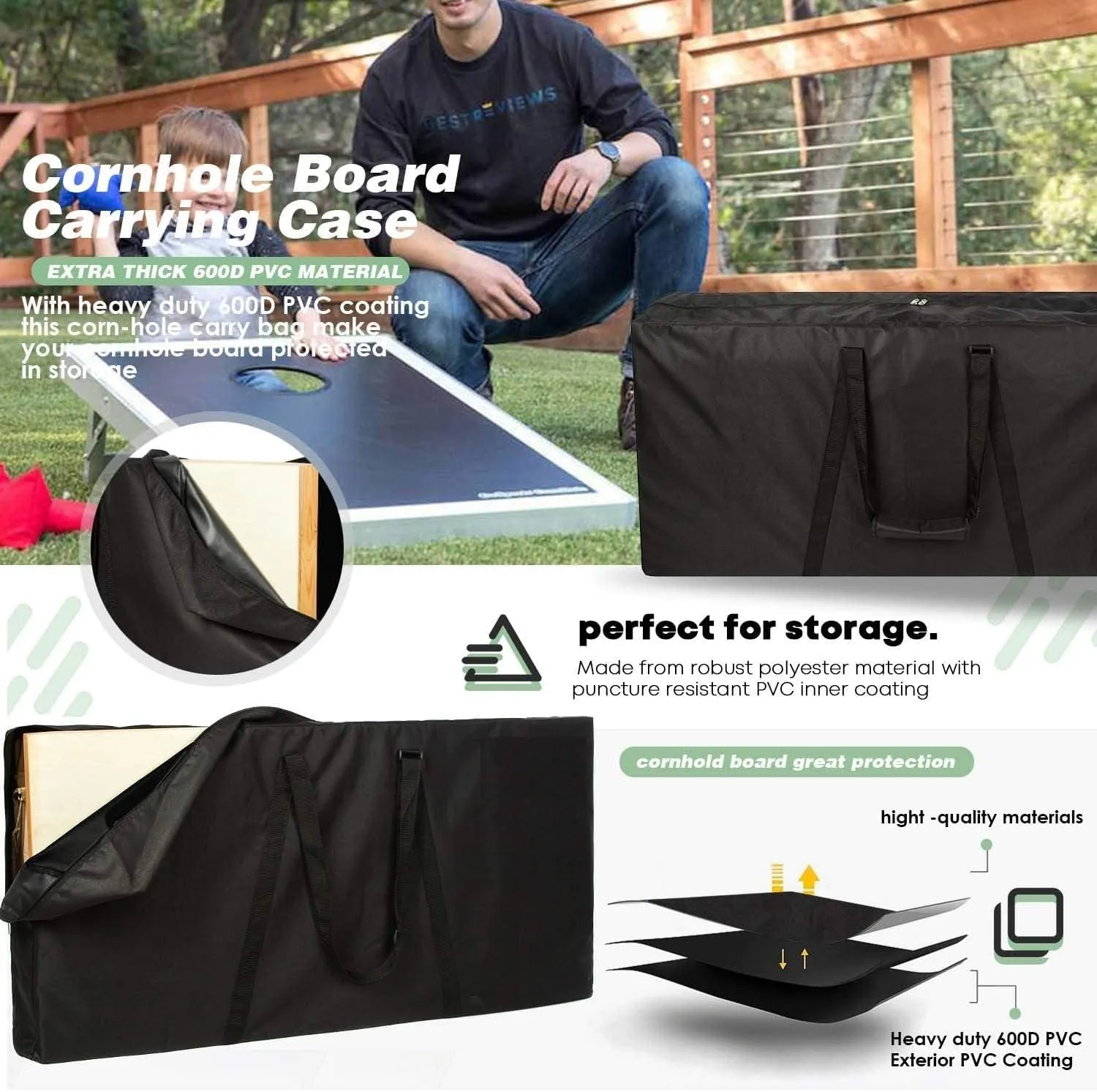 Personalized Multicolor White Monogram Cornhole Boards - Includes 2 Boards and 8 Bags with Your Personalization