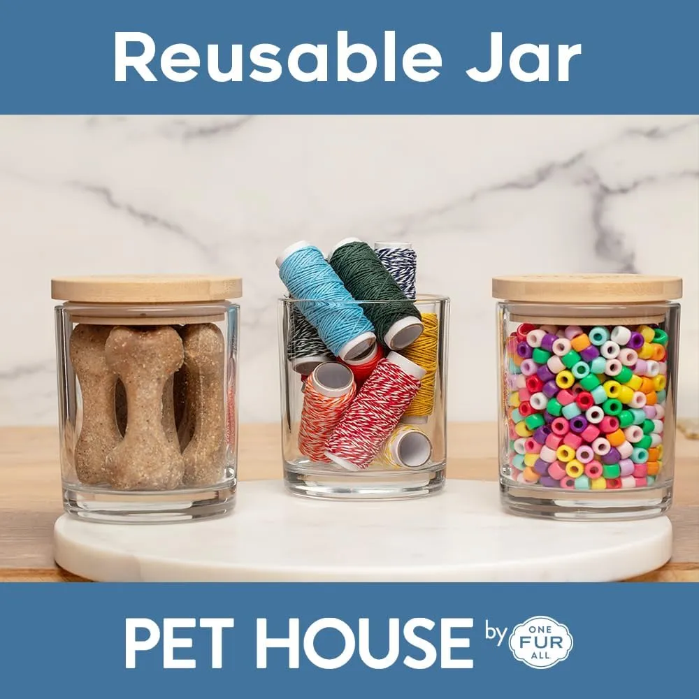 Pet House 9 oz BlackBerry Tea Scented Candle, Clean Burning, Long Lasting Plant Based Soy Candle for Pet Odor, Spring, Summer Scented 60 Hour Burn Time