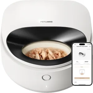 PETLIBRO Automatic Cat Feeder Wet Food Refrigerated New Upgraded APP Control,3 Days Freshness 3 Meals,Semiconductor Cooling&Quick Chills Wet Food Dispenser,Polar WiFi Timed Auto Pet Feeder for Cat Dog