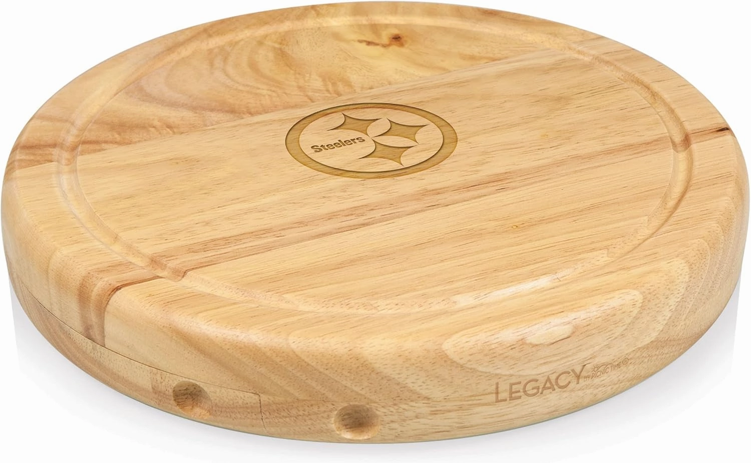 PICNIC TIME NFL Circo Cheese Board and Knife Set - Charcuterie Board Set - Wood Cutting Board