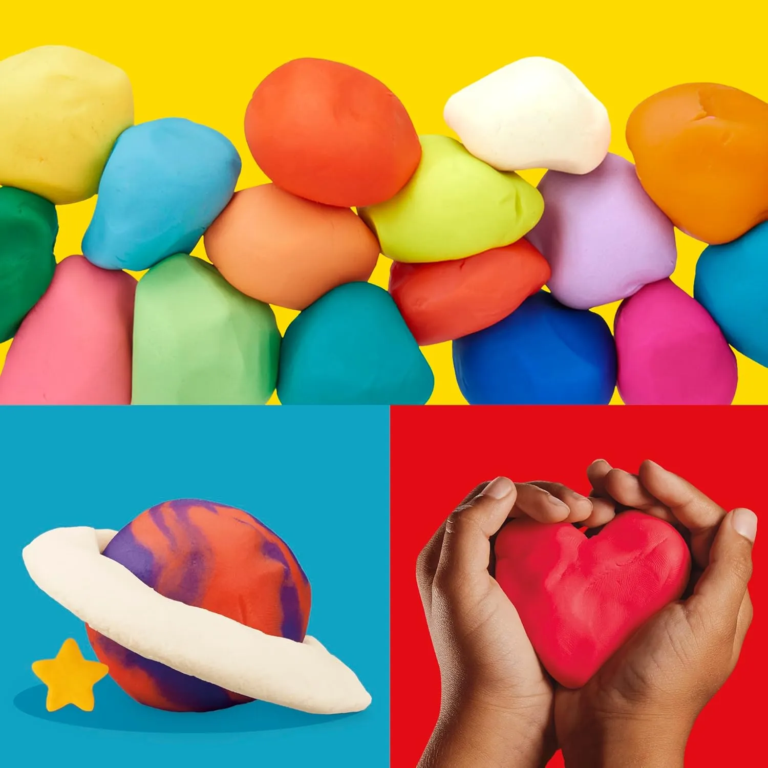 Play-Doh Jewel Colors Bulk 12-Pack of 4-Ounce Cans, Party Favors, Kids Arts & Crafts, Preschool Toys, Ages 2  (Amazon Exclusive)