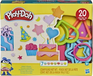 Play-Doh Makin' Shapes Create It Kit for Kids 3 Years and Up with 7 Non-Toxic Colors
