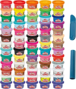 Play-Doh Ultimate Color Collection 65-Pack of 1-oz Cans, Includes Sparkle, Confetti & Color Burst, Back to School Classroom Supplies, Preschool Toys, Ages 2  (Amazon Exclusive)