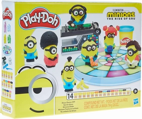 Play-Doh Minions: The Rise of Gru Disco Dance-Off Toy for Kids 3 Years and Up with 14 Non-Toxic Cans