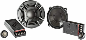 Polk Audio DB5252 DB  Series Component Speaker System for Car & Marine - 5-1/4" 2-Way Speaker, 4-Ohm Impedance, 50-23kHz Frequency Response, Polypropylene Woofer Cone, Separate Silk Dome Tweeter